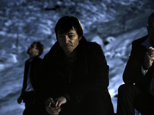 Damon Young as Bruno, the devil. A scene form the Islandic movie "Bleck's night"