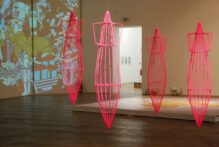 Erdal-Duman_Grashopper_metal-and-neon-paint_2012