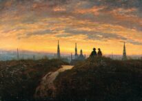 WOLKEN-03_Carl-Gustav-Carus_Blick-auf-Dresden-bei-Sonnenuntergang_1873_The-Samuel-Courtauld-Trust_The-Cortauld-Gallery-London_1