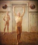 Eugene Jansson, Pushing Weights with two arms